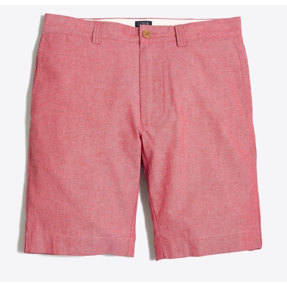 J.Crew‎ Gramercy Mens Red Heathered Cotton Chino Shorts 31W E7954 SP16